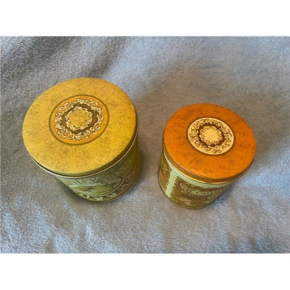 Vintage Coffee & Tea Tins Loscalzo-Michaelson 1970 - Picture 7 of 8